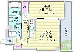 物件の間取り