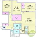 レブニーズ ザ・レジデンス 宮の森1階14.1万円