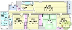 エスポアール円山西島ビル 4LDKの間取図画像