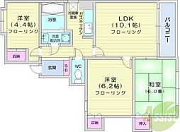 ハーベスト26 3LDKの間取図画像