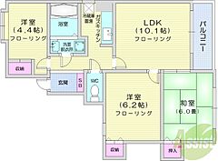 物件の間取り
