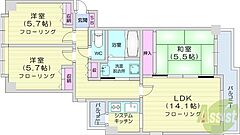 物件の間取り
