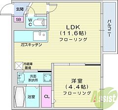 物件の間取り