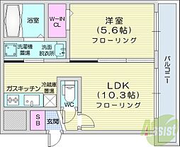 GRANDCANYON137 1LDKの間取図画像