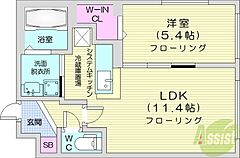 物件の間取り