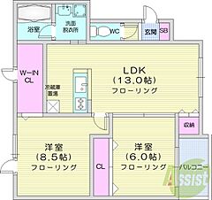 物件の間取り