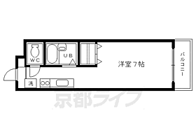 パルデメール 2-D ｜ 京都府京都市右京区西京極午塚町（賃貸マンション1K・2階・21.50㎡） その2