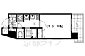 プレサンス京都駅前千都4階6.9万円