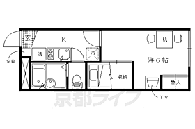 レオパレスアルモニ 211 ｜ 京都府京都市北区上賀茂津ノ国町（賃貸アパート1K・2階・22.35㎡） その2