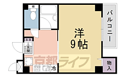 プールトゥジュール波多野 3階1Kの間取り
