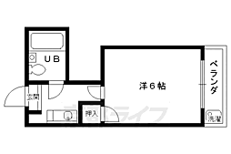 Ｎ．Ｎ．ｈｏｕｓｅ 3階1Kの間取り
