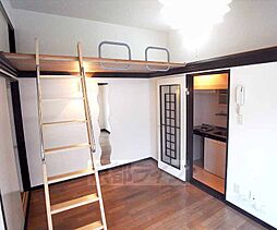 嵯峨野ハイム 2階1Kのリビング/ダイニング