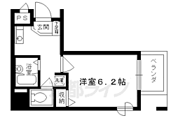JR東海道・山陽本線 京都駅 徒歩2分の賃貸マンション 3階1Kの間取り