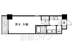 Ｗｉｔｈ京Ｓｅａｓｏｎｓ 7階1Kの間取り