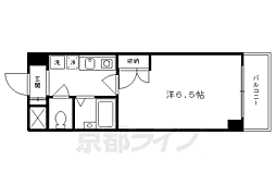 ＣＡＳＡ　ＶＥＲＤＥ寺町二条 2階1Kの間取り