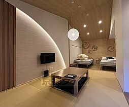 京都市営烏丸線 五条駅 徒歩5分の賃貸アパート 2階1DKのリビング/ダイニング