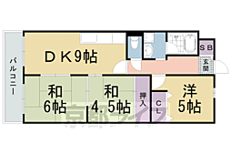 ベルべデール向日町 1階/-