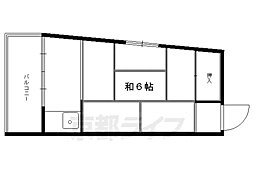 岡田アパート 2階/-