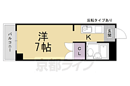 フィットハイツ 1Kの間取図画像