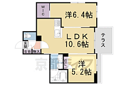 Nest 2LDKの間取図画像