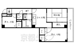 トーカン淀本町マンション 3DKの間取図画像