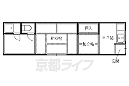 竹園荘 2階/-