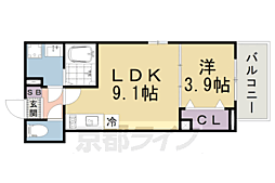 ジーメゾン大津横木ルイエル 3階/-