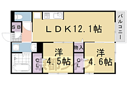 Ｄ−ｒｏｏｍエスポワール 1階/-
