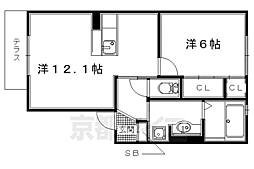 TSUKATO 1LDKの間取図画像