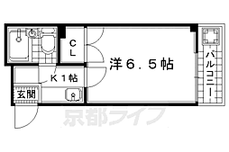 アクアコート 2階/-