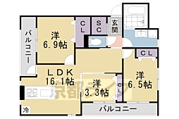 アイメゾン誓願寺 3階/-