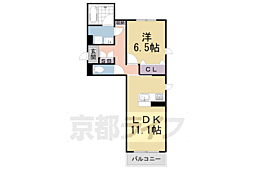 シャーメゾンジュピター 1LDKの間取図画像