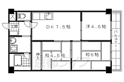深草サニーハイツ 6階/-
