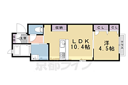 シャーメゾン葵 1LDKの間取図画像