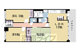 エスリード太秦三条天神川 3LDKの間取図画像