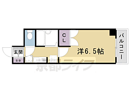 フェニックス西川 1Kの間取図画像