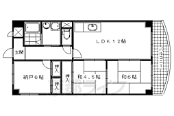 コンフォール 3LDKの間取図画像
