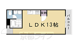 ドルミマンション ワンルームの間取図画像
