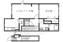 コロボックル藤阪 2階/-