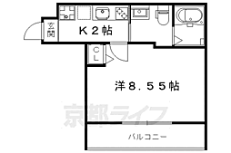 VitaAPM 1Kの間取図画像