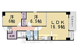 京悠館 1SLDKの間取図画像