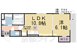 ASUKA4 1LDKの間取図画像