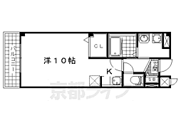 CalmlyLife 1Kの間取図画像