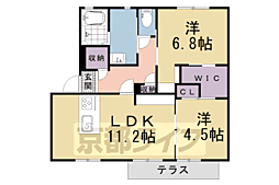 KOKICHIHOUSE 2LDKの間取図画像