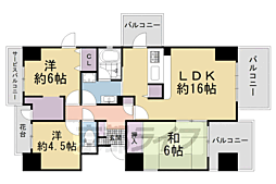 ローレルスクエア木津川台第一期1番館 6階/-