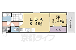 ジーメゾン京都九条ミオリア 2階/-