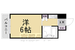 ベスト・プラザ 1Kの間取図画像