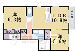 シャーメゾン長法寺 1階