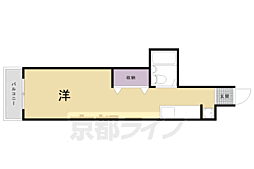 大杉ビル ワンルームの間取図画像