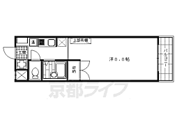 アイビーコート・錦 1Kの間取図画像